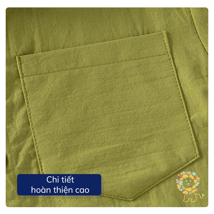 Sơmi cho bé sơ mi dài tay cho bé trai từ 2 đến 8 tuổi WELLKIDS WAPYPY mẫu 2023