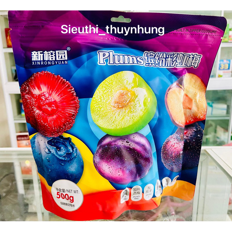 Kẹo Ô Mai Mix 6 Vị 500g-408g Chua Chua Ngọt Ngọt Ăn Là Mê