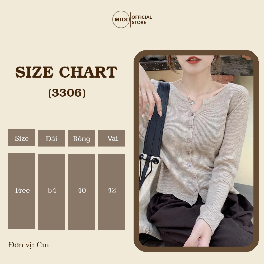 Áo Cardigan tăm min  - MIDISTORE