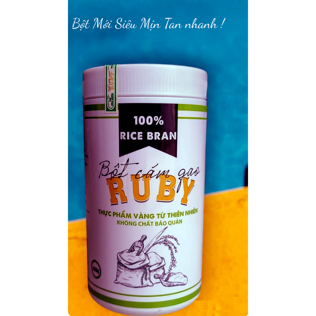 Bột cám gạo Ruby Siêu mịn chính hãng