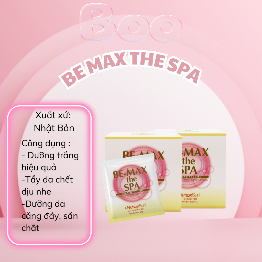 Tắm Trắng Body Be-Max the Spa Bath Powder Nhật Bản - Tách lẻ (1 gói)