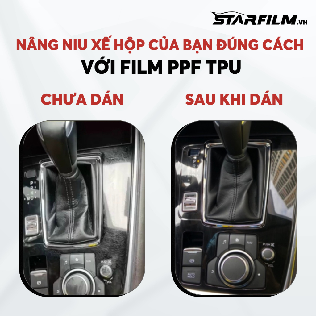 Honda city RS 2022 PPF TPU nội thất chống xước tự hồi phục STARFILM