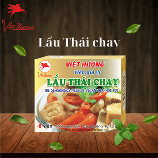 [1 hộp] Gia vị Lẩu Thái CHAY Việt Hương (75g)