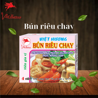 [1 hộp] Gia vị Bún Riêu CHAY Việt Hương (75g)