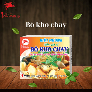 [1 hộp] Gia vị Bò Kho CHAY Việt Hương (75g)