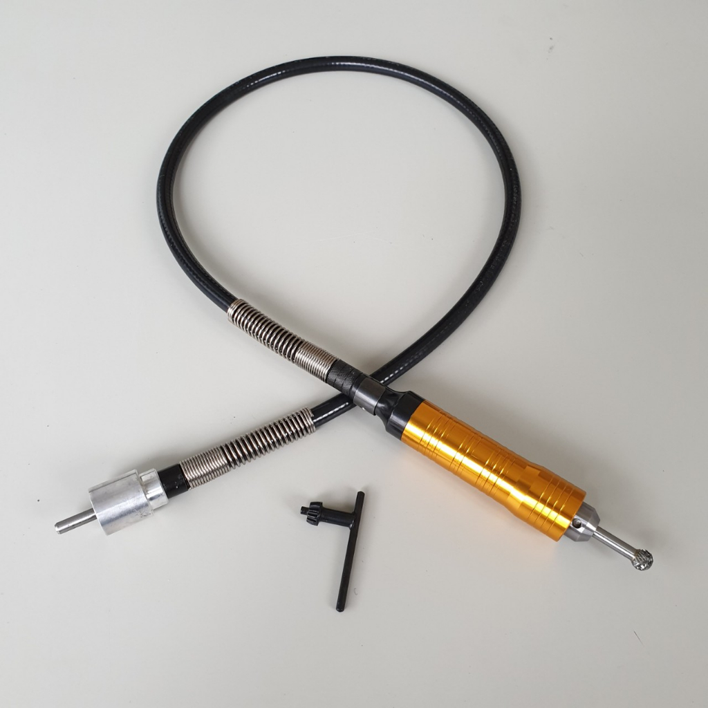 Dây truyền động máy khoan, máy khoan mài thẳng đầu kẹp 3 chấu kẹp mũi 0.5 đến 6.5mm