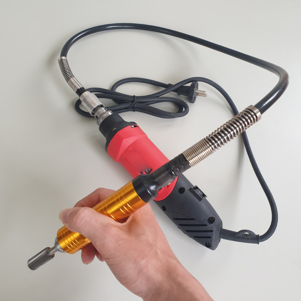 Dây truyền động máy khoan, máy khoan mài thẳng đầu kẹp 3 chấu kẹp mũi 0.5 đến 6.5mm