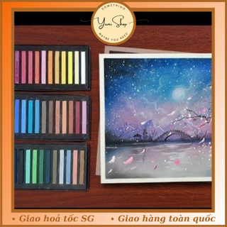 Phấn Tiên Maries Vẽ Tranh Ngân Hà Master Pastel Soft Oil Pastel Nhuộm Tóc Tạm Thời