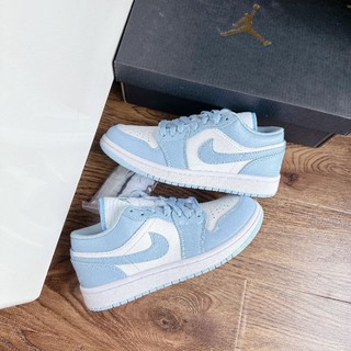 Giày Air Jordan 1 Low Aluminum -Jd1 xanh baby Bản Cao Cấp Fullbox