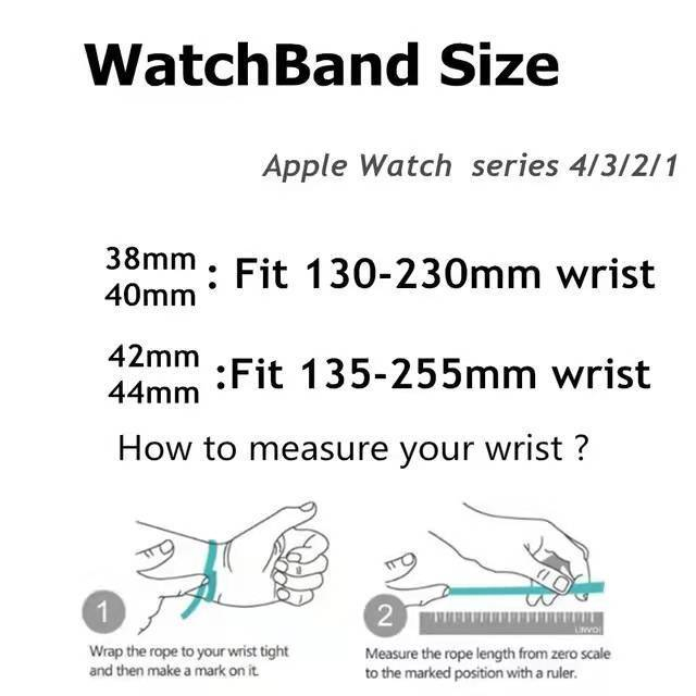 Dây đeo đồng hồ Milan cho đồng hồ thông minh Dây Đeo Màu Trơn Cho  Apple watch 7/SE/6/5/4/3/2 Kích Thước 38/42/45/49mm