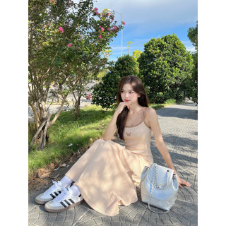 Đầm 2 dây dáng ôm chất thun gân fara maxi dress | fara dress | secodee