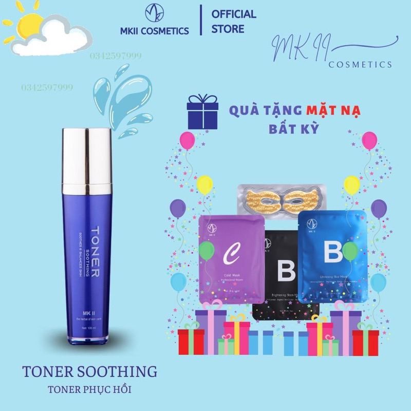 Toner soothing phục hồi da- MKII COSMETIC VIETNAM