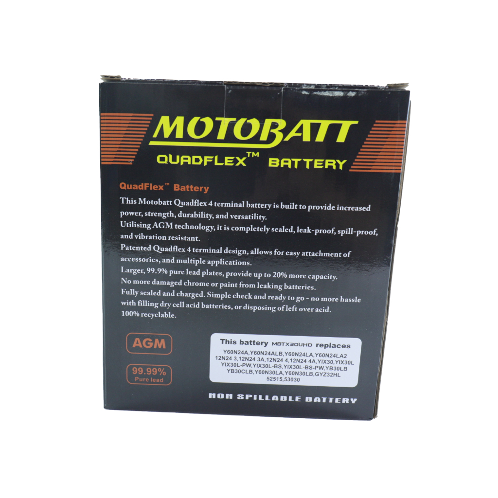 BÌNH ẮC QUY QUADFLEX MOTOBATT MBTX30UHD  - MTB-MBTX30UHD