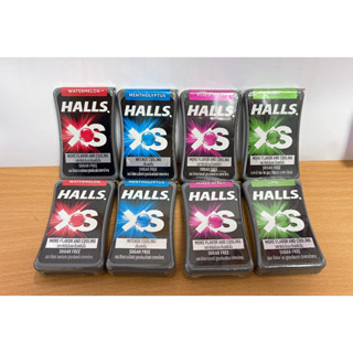   4 vị  Kẹo ngậm bạc hà HALLS XS hộp 12.6gr  Sugarfree  