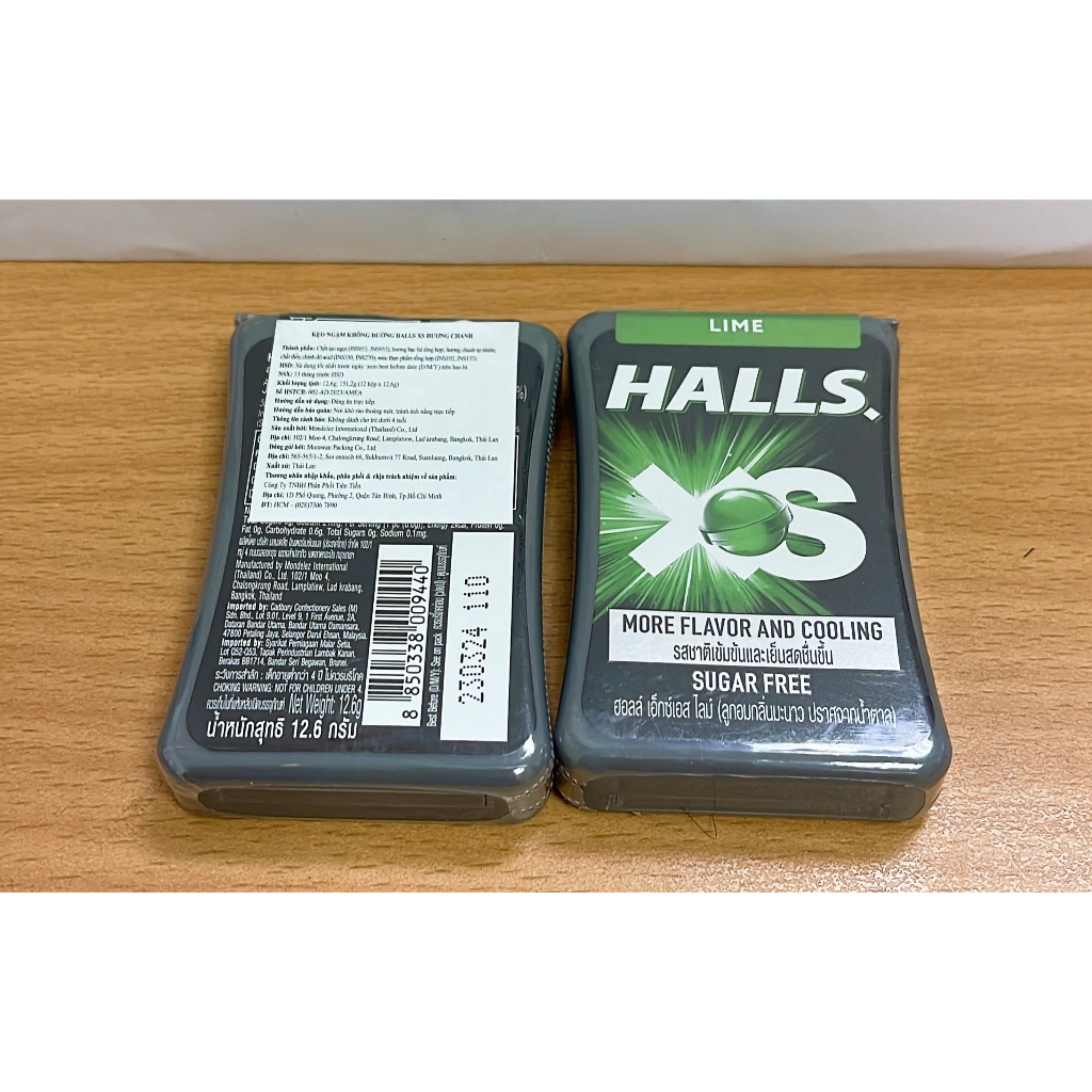 Kẹo ngậm bạc hà HALLS XS hộp 12.6gr