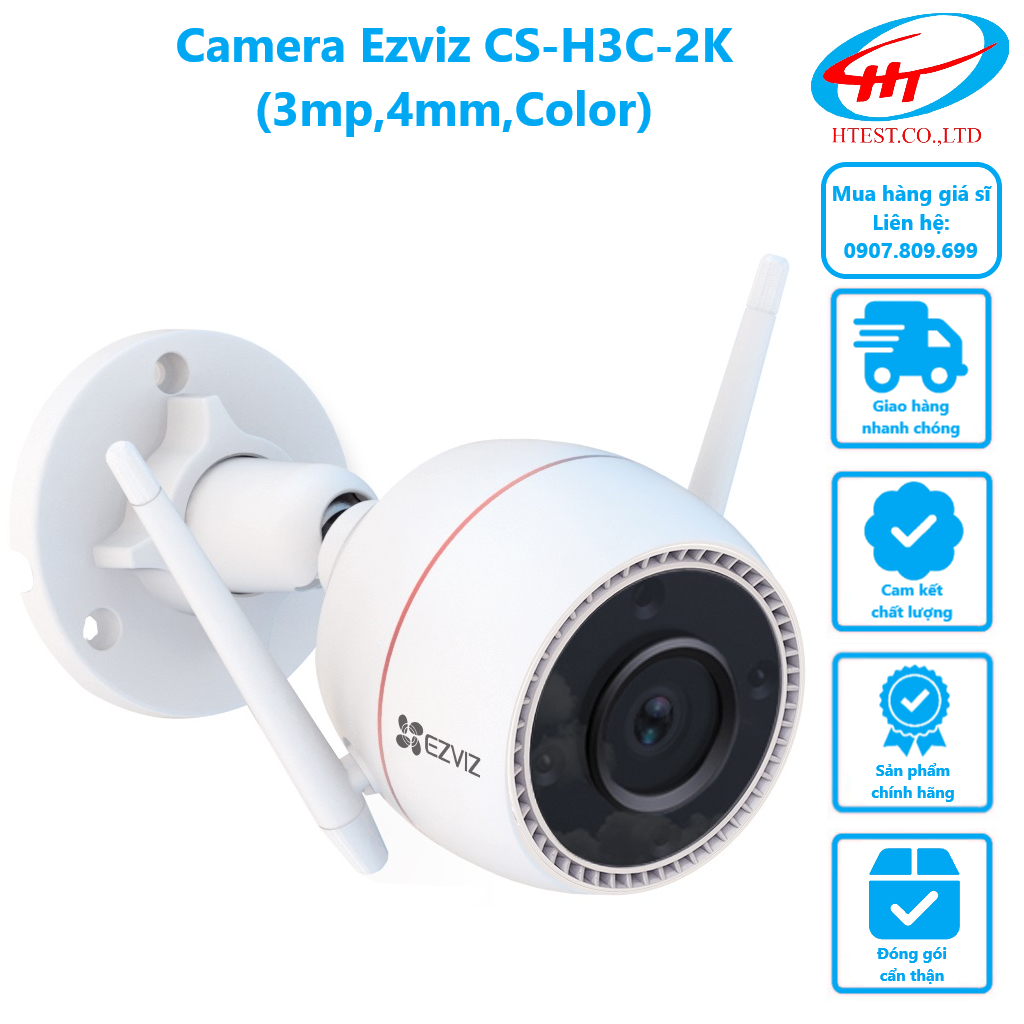 Camera Ezviz CS-H3C-2K (3mp,4mm,Color)