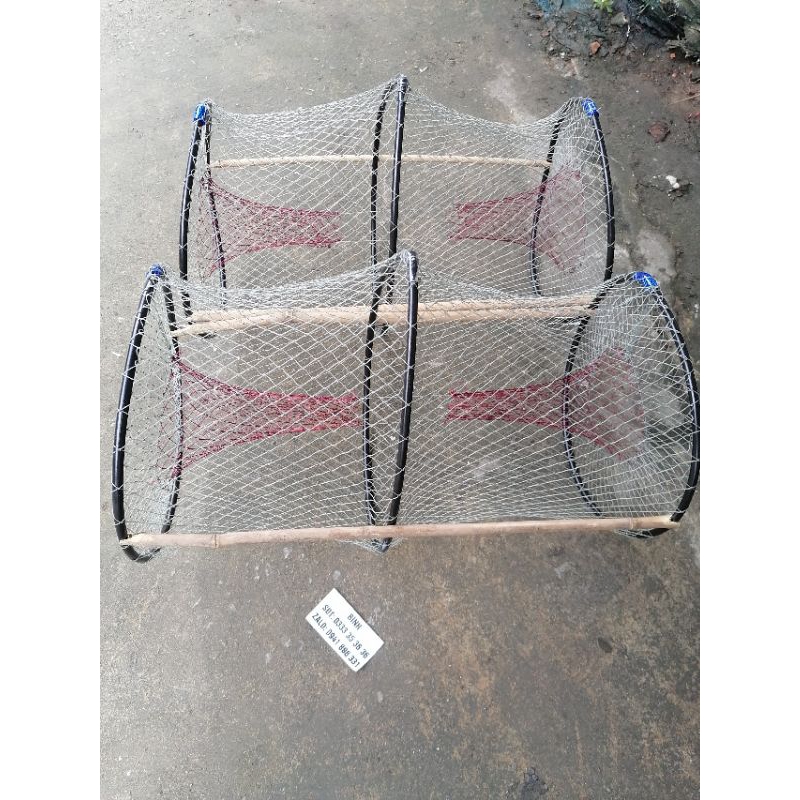 Lờ cá lóc, cá trê, cá rô, Vành Nhựa siêu bền, 32cm X 55cm .