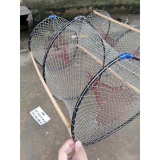 Lờ cá lóc, cá trê, cá rô, vành nhựa siêu bền, 32cm x 55cm .