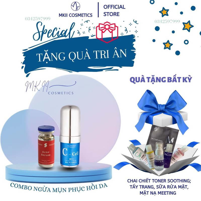 Combo ngừa mụn phục hồi da dành cho nền da mụn nhạy cảm - MKII COSMETIC VIETNAM