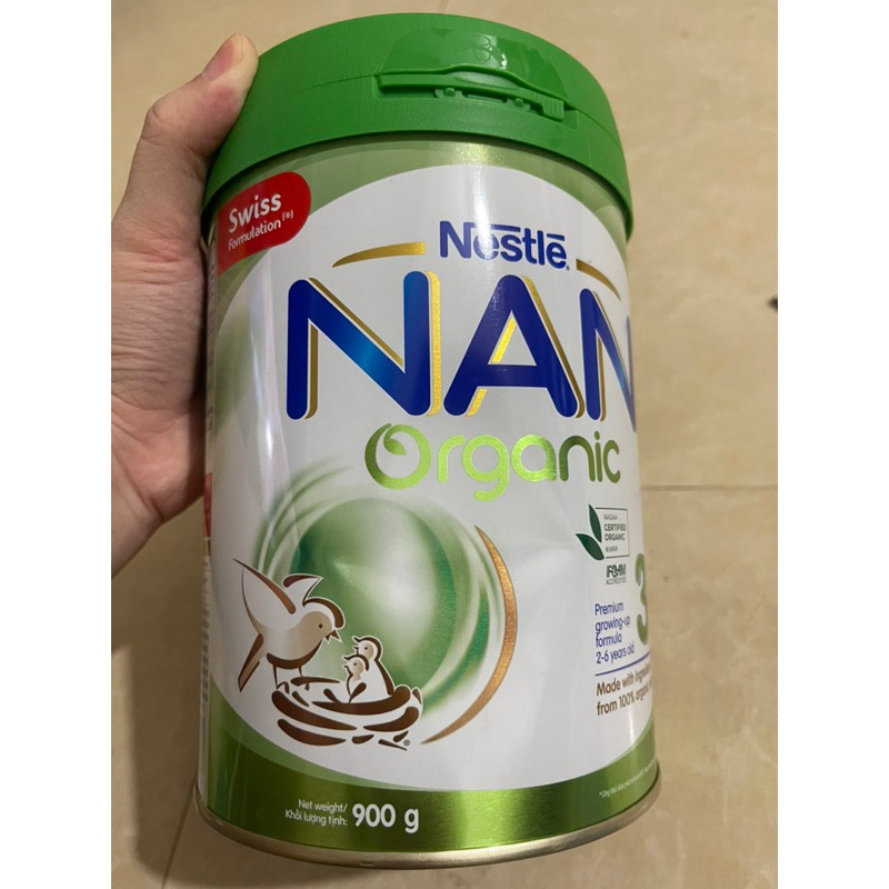 Sữa Bột Nestle NAN ORGANIC 3 -Hộp 900gam