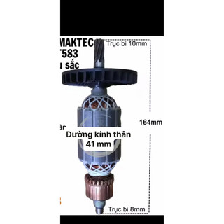 Rotor Lõi Đồng 100% Với Vỏ Thép Hợp Kim - Dành Cho Maktec MT583 (Φ180) & Makita 5806B, 5806B-C