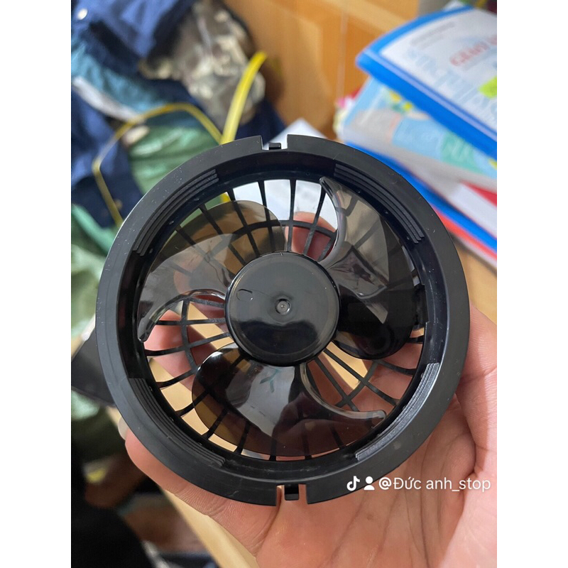 QUẠT ÁO ĐIỀU HOÀ 12v KHÔNG CHUỔI THAN HÃNG GIVF