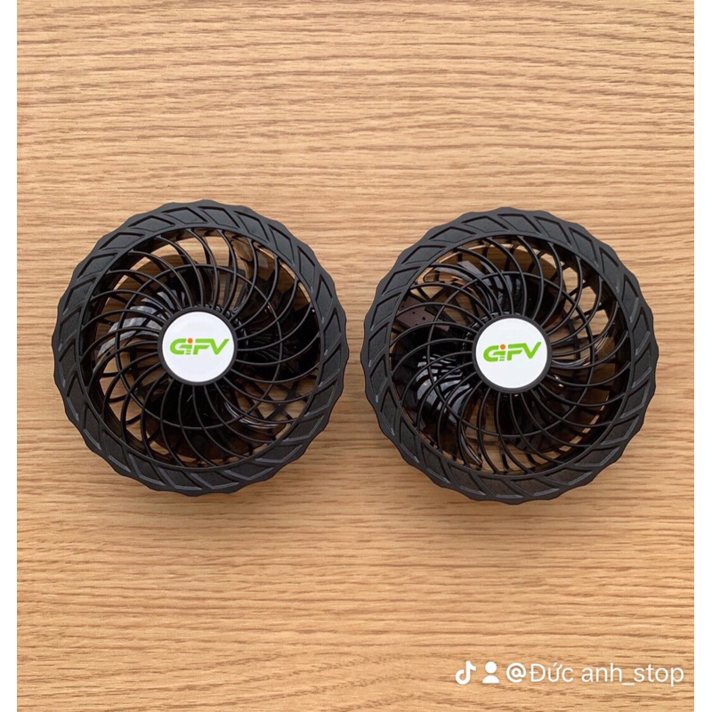 QUẠT ÁO ĐIỀU HOÀ 12v KHÔNG CHUỔI THAN HÃNG GIVF