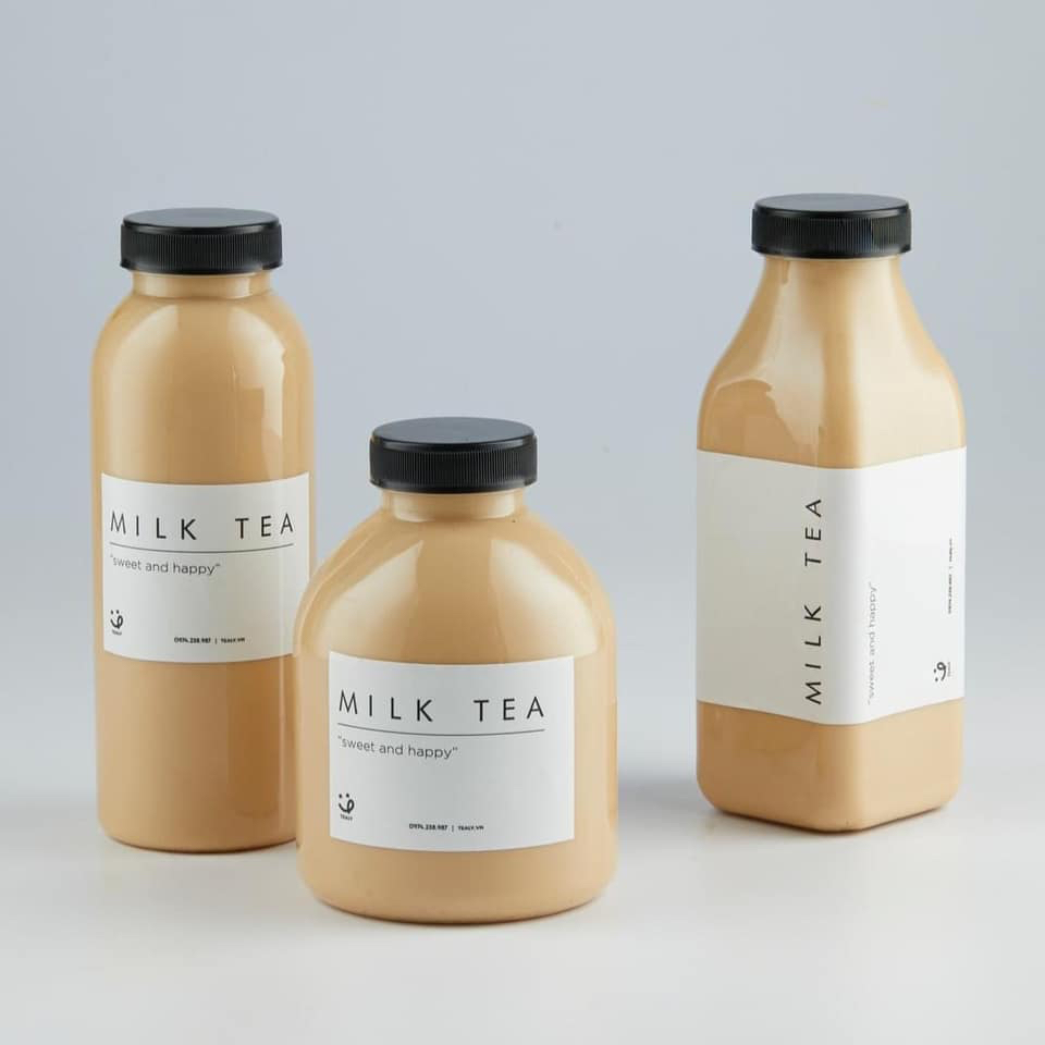 Chai nhưạ cổ rộng 330ml kèm màng Seal chống tràn và nắp