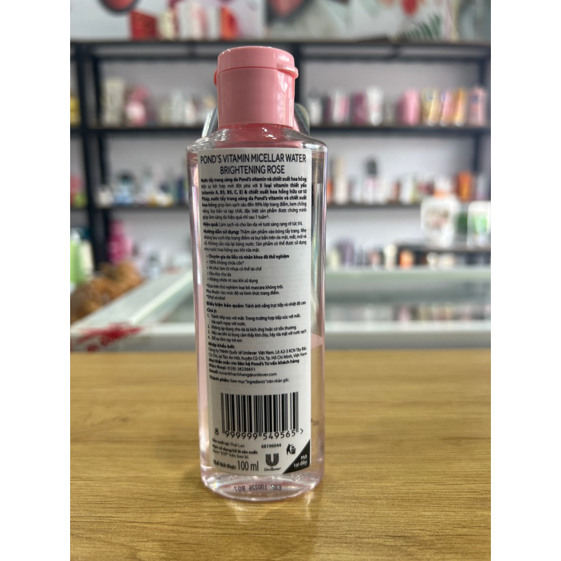 100ml Nước tẩy trang Vitamin Pond's Micellar Water Chính Hãng