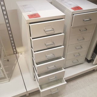 Thanh lý Tủ thép Ikea Helmer 6 ngăn