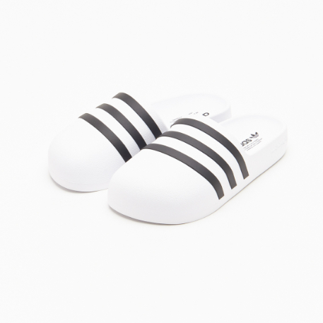 Chính Hãng Dép quai ngang Adidas Adifom Adilette Trắng v Đen bền và không thấm nước