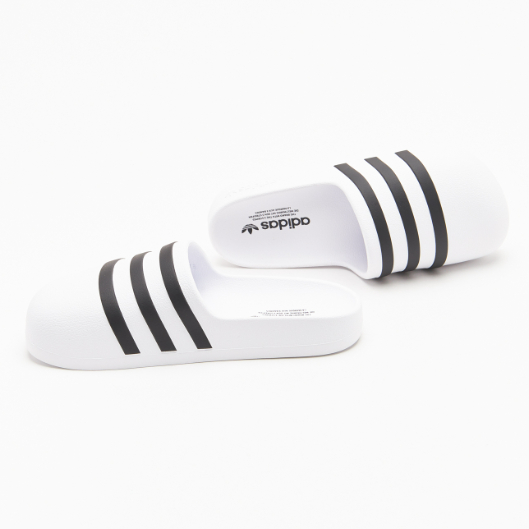 Chính Hãng Dép quai ngang Adidas Adifom Adilette Trắng v Đen bền và không thấm nước