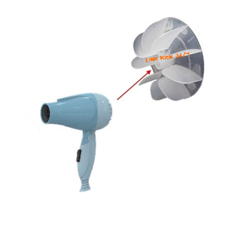 Cánh Quạt Máy Sấy Tóc DC 9 Cánh Trục 2mm