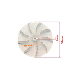 Cánh Quạt Máy Sấy Tóc DC 9 Cánh Trục 2mm