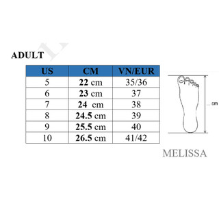 Giày sandals Melissa Fresh Sandal AD - Be
