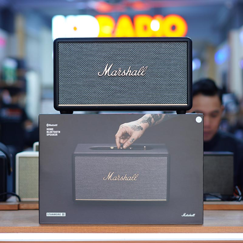 Loa Marshall Stanmore III  Chính Hãng Tem ASH, Công Suất 80W, Bluetooth 5.2, AUX, RCA, Nút Đa Hướng
