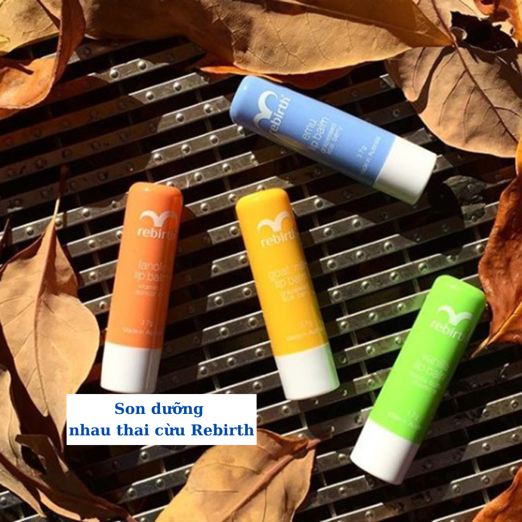 Son Dưỡng Môi Nhau Thai Cừu Rebirth Dưỡng Ẩm Làm Mềm Môi - NEDEVI Chính Hãng