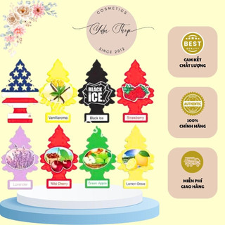 Cây thông thơm treo phòng little trees air freshener chính hãng mỹ - yubi yubi