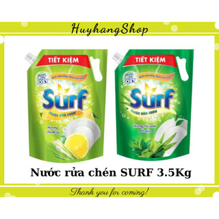 Nước rửa chén Surf 3,4kg hương Chanh sả, Trà xanh |Huyhangshop