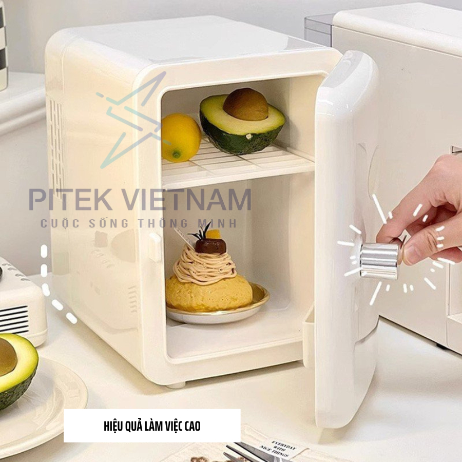 [BẢO HÀNH 3 THÁNG] Tủ lạnh mini Amoi 8 lít dùng ở nhà hoặc trên ô tô(đủ dây cắm điện 220V + ô tô) - Pico Zone