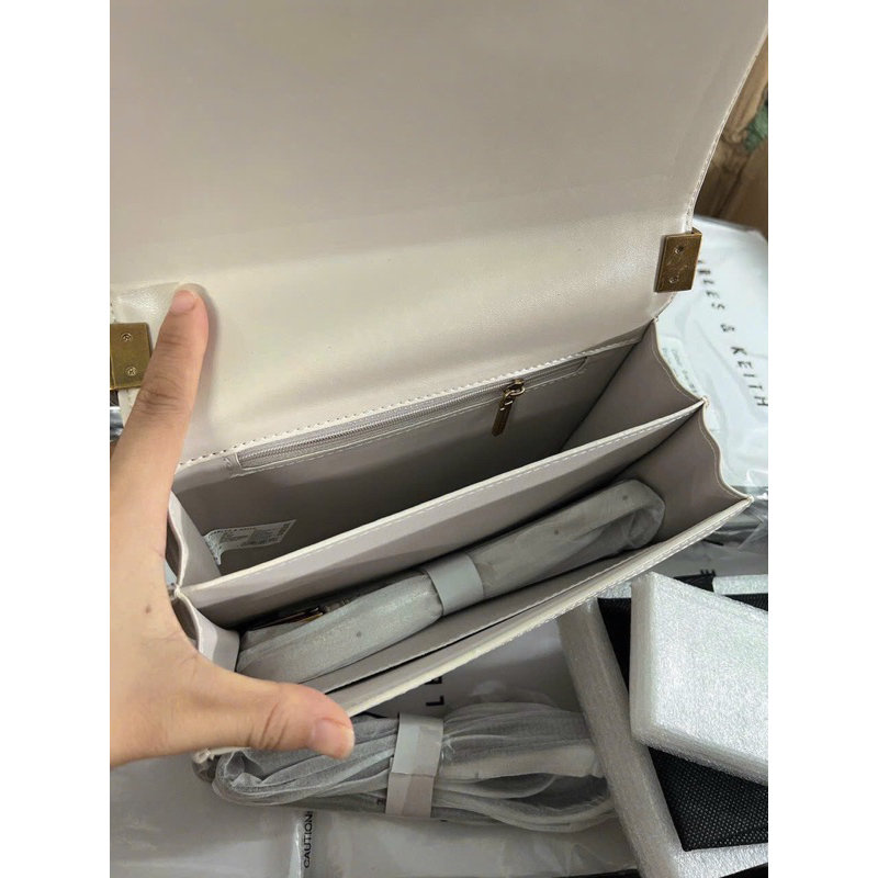 Túi nữ đeo chéo túi xách nữ CNK, l1 chất nét, k box