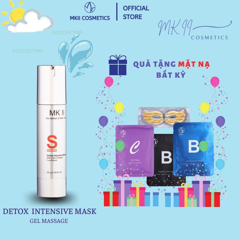 Gel S Thải Độc Phục Hồi Da- DETOX INTENSIVE MASK - MKII COSMETIC VIETNAM
