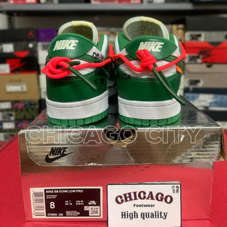 Giày Dunk Low Pine Green x Off-White [ Best quality ]