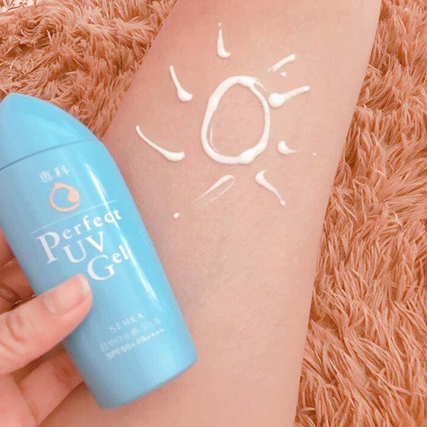 Gel sữa chống nắng dưỡng ẩm, Senka Perfect UV Gel SPF50+/PA++++-Nhật ,