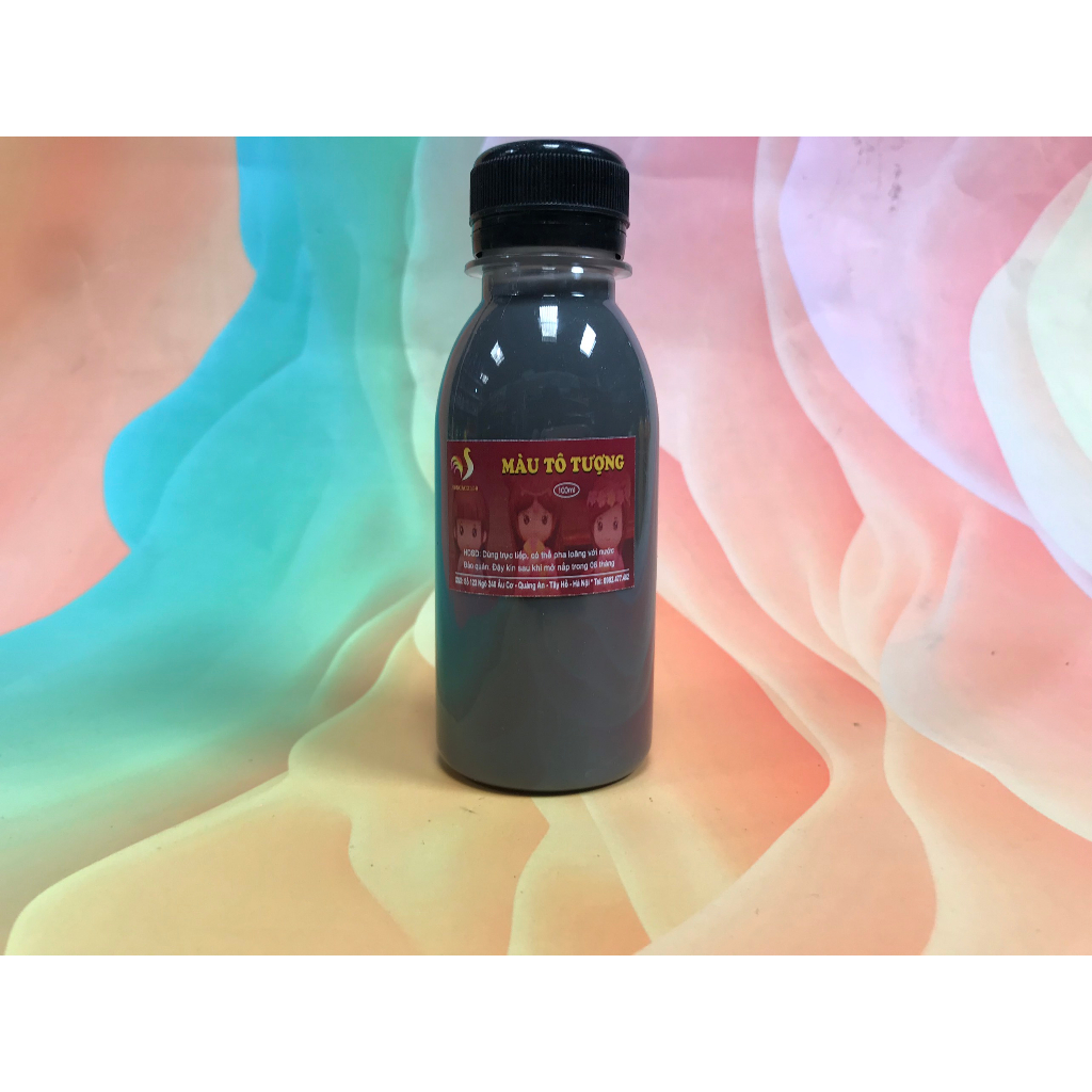 Màu Nước Tô Tượng Thạch Cao Pha Sẵn HUNGACOLOR Chai 100ml