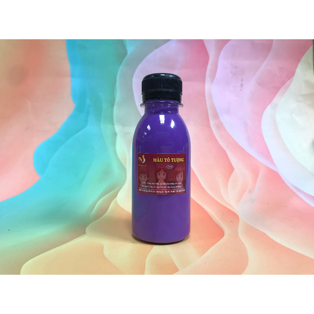 Màu Nước Tô Tượng Thạch Cao Pha Sẵn HUNGACOLOR Chai 100ml
