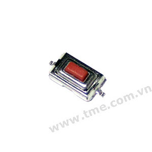 Nút nhấn smd tact switch 6.0x3.6x2.5mm red