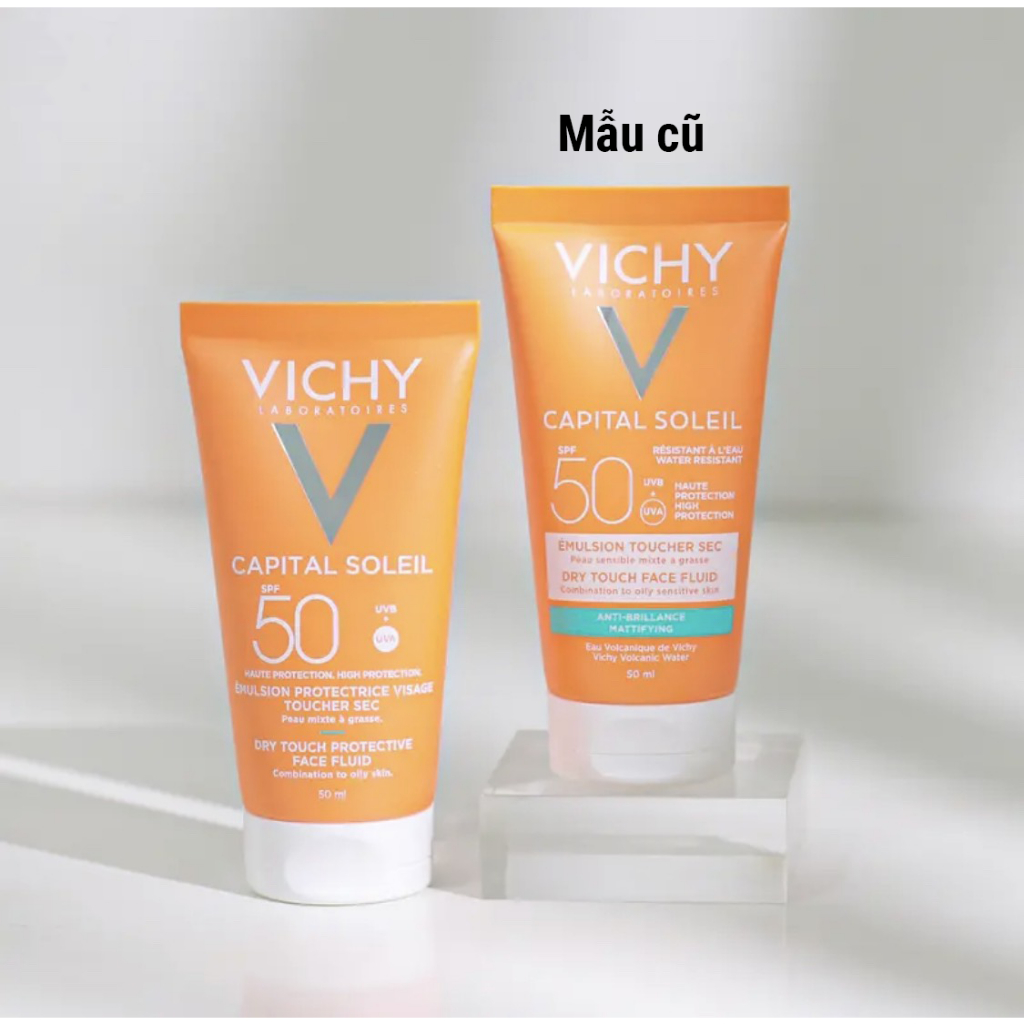 (AUTH- PHÁP) Kem Chống Nắng Vichy SPF50 Ideal Soleil Emulsion Anti-Brillance