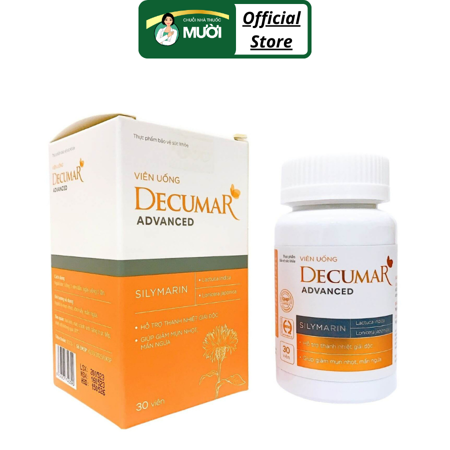 Viên uống thảo dược Decumar Advanced 30 viên