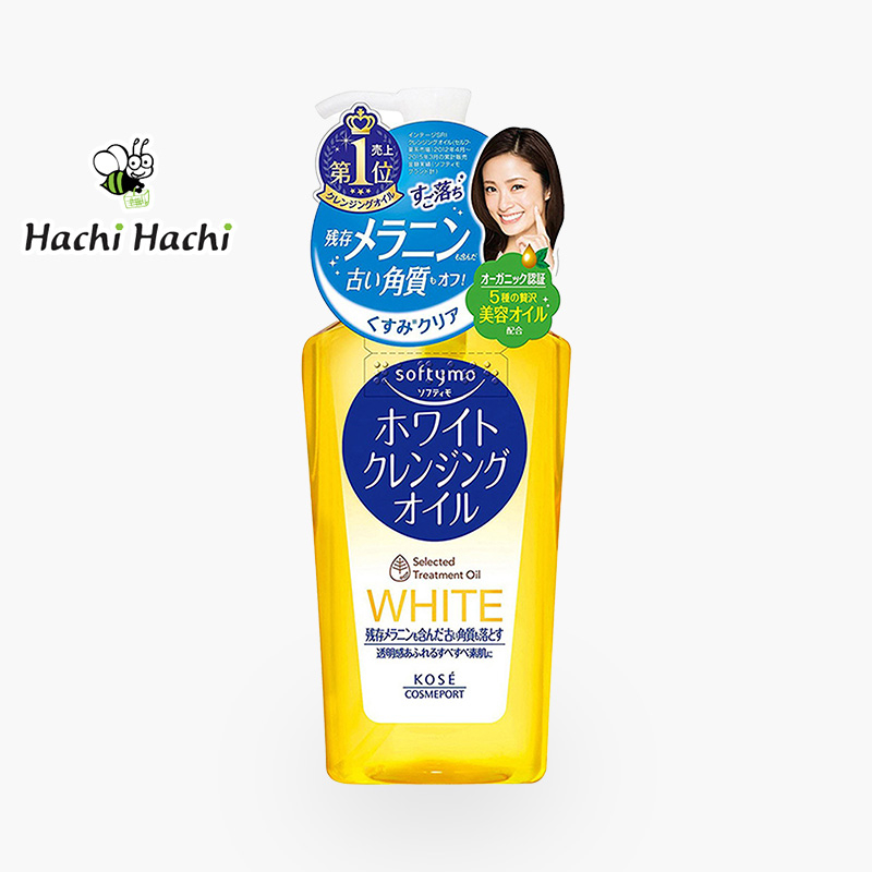 Dầu tẩy trang dưỡng sáng da Kosé White Cleansing Oil 230ml - Hachi Hachi Japan Shop